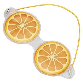 Coussinet pour les Yeux en Gel, Coussinet pour les Yeux en Gel Chaud et Froid, Coussinet pour les Yeux aux Fruits, Compresse 
