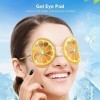 Coussinet pour les Yeux en Gel, Coussinet pour les Yeux en Gel Chaud et Froid, Coussinet pour les Yeux aux Fruits, Compresse 