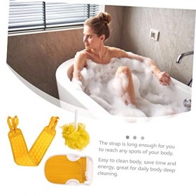 FOMIYES 6 Pièces Poignée De Serviette De Bain Rondelle Arrière Gants De Douche Exfoliant Spa Gant De Gommage Éponge De Bain E