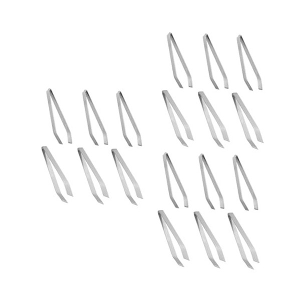 minkissy 6 Pièces Pince À Épiler En Acier Inoxydable Pince À Épiler En Métal Pince À Os De Poisson Pince Inclinée Pour Enleve