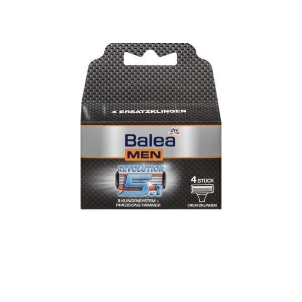 Balea Men Revolution 5.1 Lot de 4 lames de rasoir