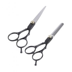 FOMIYES 2 Pièces 6 Ciseaux De Coiffure Ciseaux De Coupe De Cheveux De Coiffeur Ciseaux De Mélange De Bord Ciseaux De Coiffeur