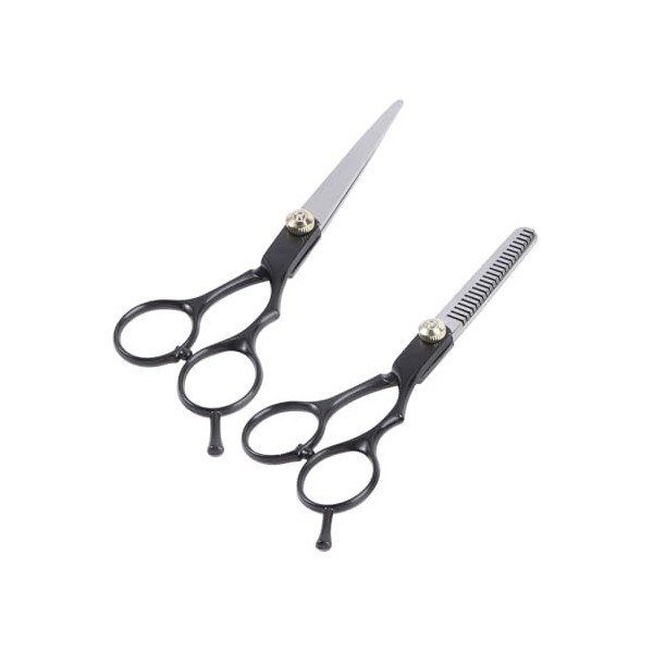 FOMIYES 2 Pièces 6 Ciseaux De Coiffure Ciseaux De Coupe De Cheveux De Coiffeur Ciseaux De Mélange De Bord Ciseaux De Coiffeur