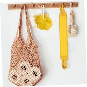 minkissy 6 Pièces Serviette De Bain Pouf En Maille Boule De Douche Épurateur De Gant Exfoliant Lavage Ceinture De Lavage Du C