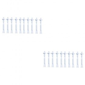 minkissy DÉpilation Nasale Spatule Outil Deux En Un De Cire Polyvalent De Taches Jetable 20 Pièces