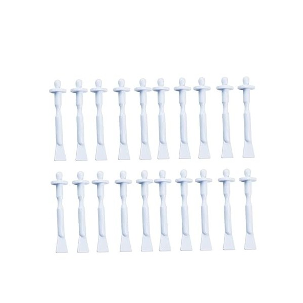 minkissy DÉpilation Nasale Spatule Outil Deux En Un De Cire Polyvalent De Taches Jetable 20 Pièces