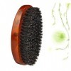 Beaupretty 1 PC Peigne À Barbe Blaireaux Brosse À Barbe Lisseur Moustache Brosse De Toilettage Fournitures De Soins De La Bar