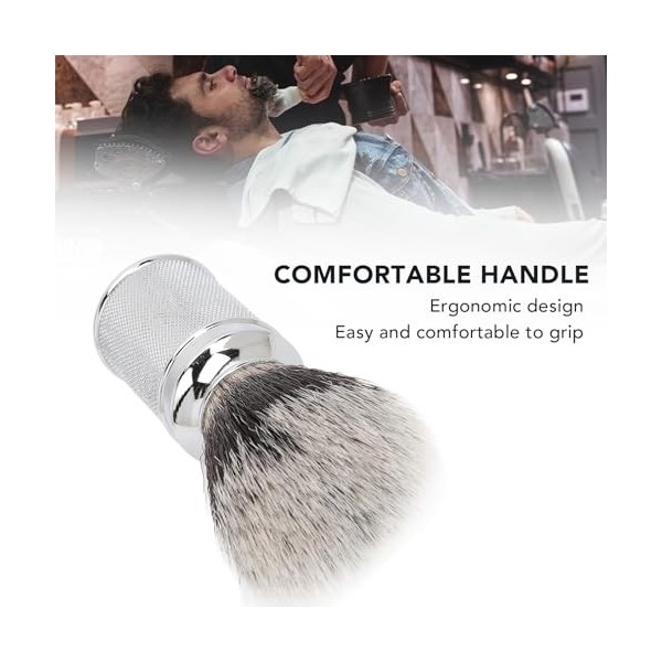 Brosse de Mousse de Barbe, Irritation écumante de Brosse de Coiffeur Libre pour la Maison