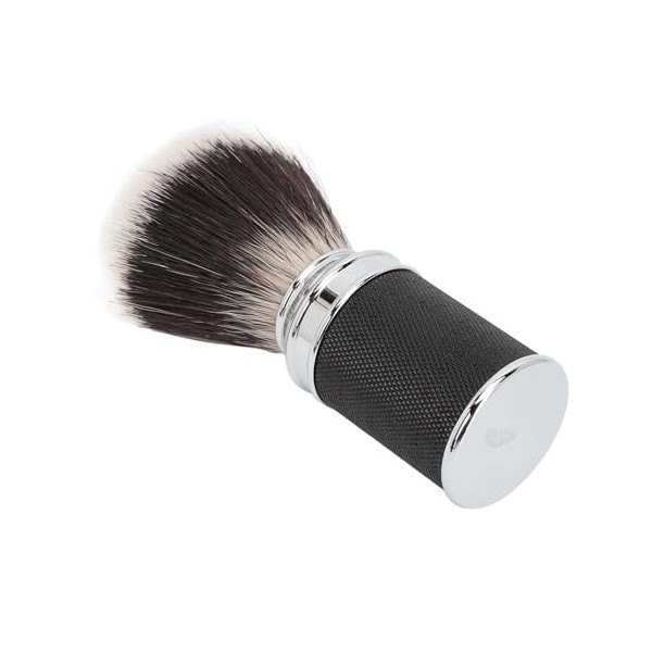 Brosse à Crème à Barbe, Brosse à Savon Professionnelle en Nylon avec Poignée Antidérapante pour Hommes, Ergonomique, Danger p