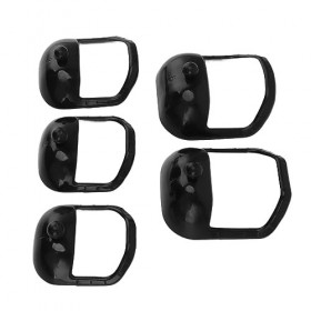 15 Pièces Modèle de Rasage de Barbe 5 Tailles Coupe Précise Façonnage de la Barbe Guide de Style Façonneur pour une Utilisati