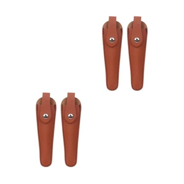 POPETPOP 6 Pcs Ciseaux De Coiffure Ensemble Barber Cisaillement Titulaires Cisaillement Étui Pour Styliste Ciseaux Gaine En C