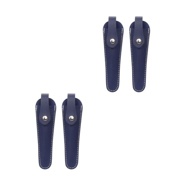 POPETPOP 6 Pcs Ciseaux De Coiffure Ensemble Barber Cisaillement Titulaires Cisaillement Étui Pour Styliste Ciseaux Gaine En C