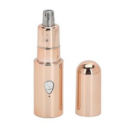 Mini Tondeuse à Poils De Nez Portable, Appareil De Nettoyage du Nez Rechargeable, Sûr Et Sec, Confortable Avec Brosse De Nett
