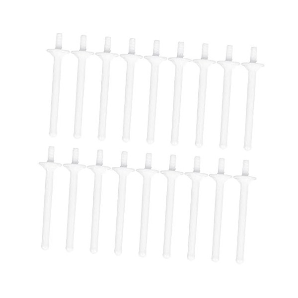 Beaupretty 50Pcs De Cire Pour Poils De Nez Bâtons De Cire Pour Poils Du Nez Bâtons De Cire À Sourcils Applicateur De Cire Pou