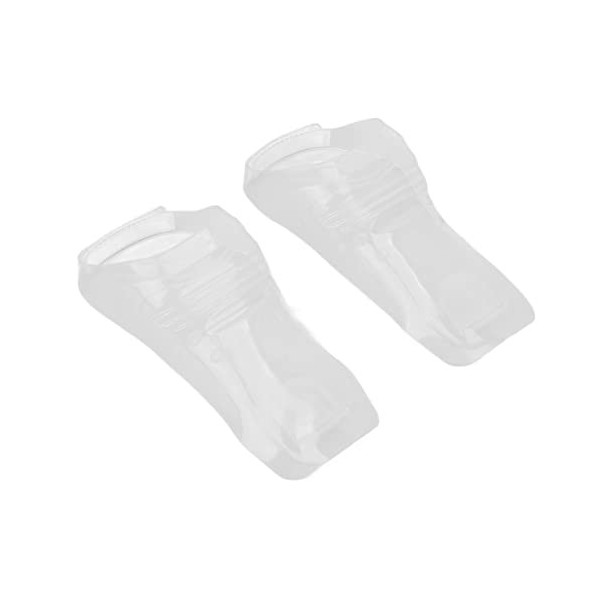 1 Paire De Couvre-chaussures De Barbier, Couvre-chaussures En Silicone Hautement Transparent Pour Coupe De Cheveux, Protecteu