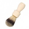 Blaireau de Rasage pour Hommes, Brosse Moussante pour Barbe à Cheveux Doux avec Fibres Synthétiques, Poils Doux et Légers, Mo