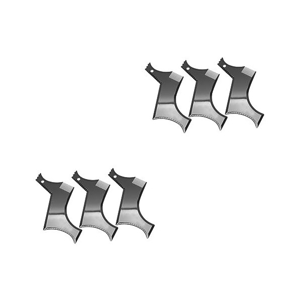 POPETPOP 3 Pièces Ensemble Hommes Barbe Moustache Peignes Pour Hommes Barbe Peigne Pour Hommes Barbe Conception Outil Hommes