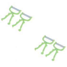 POPETPOP 2 Ensembles 2 Pièces Épilateur Pour Le Visage Épilateur Manuel Enfile-Poils Du Visage Outil De Démêlage Rasoir Pour 