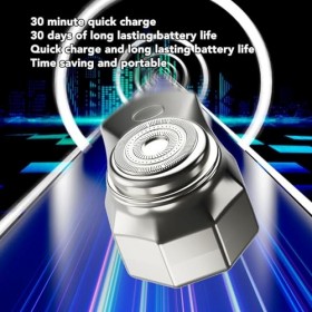 Mini Coupe-barbe, Affichage Numérique Intelligent, Mini-barbe électrique, Tête de Coupe Flottante, Prise Confortable pour les