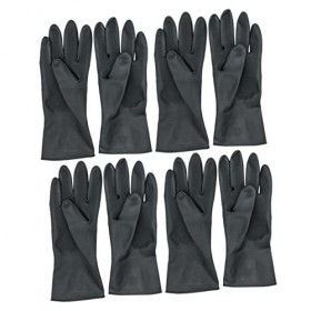 SOLUSTRE 4 Paires Gants De Coiffure Des Gants En Caoutchouc Bijoux Gants Protection Des Gants De Teinture Des Cheveux Uniform
