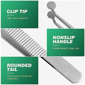 Alasum Pince À Glande De Meibomius Pince De Massage Des Paupières Pince À Épiler De Massage Des Paupières En Acier Inoxydable