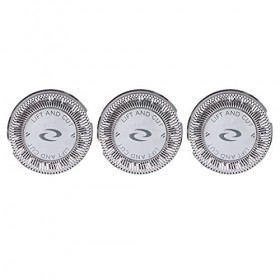 3 Pièces Tête de Rechange pour Rasoir électrique Têtes de Rasage pour Hommes Tête de Coupe Rasoir Compatible pour Secies HQ3,