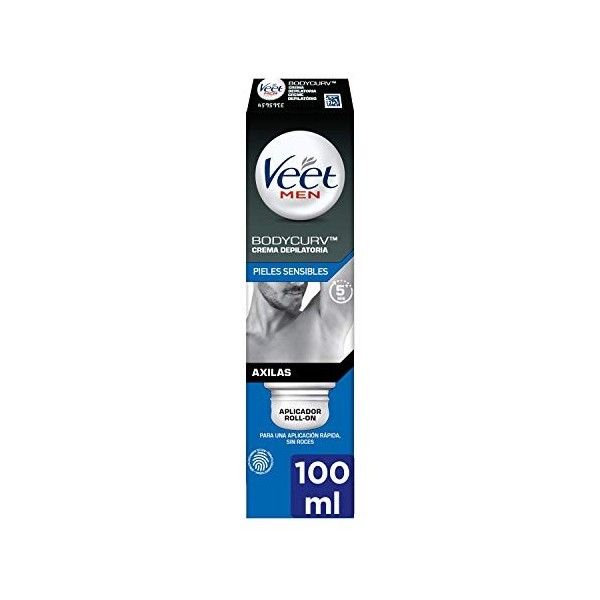 Veet Men Crema Depilatoria Roll-On Axilas 100 Ml