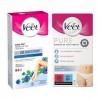 Veet - Lot Minima Pure de 16 Bandes de Cire Maillot et de 40 Bandes de Cire Froide Corps & Jambes Peaux Sensibles