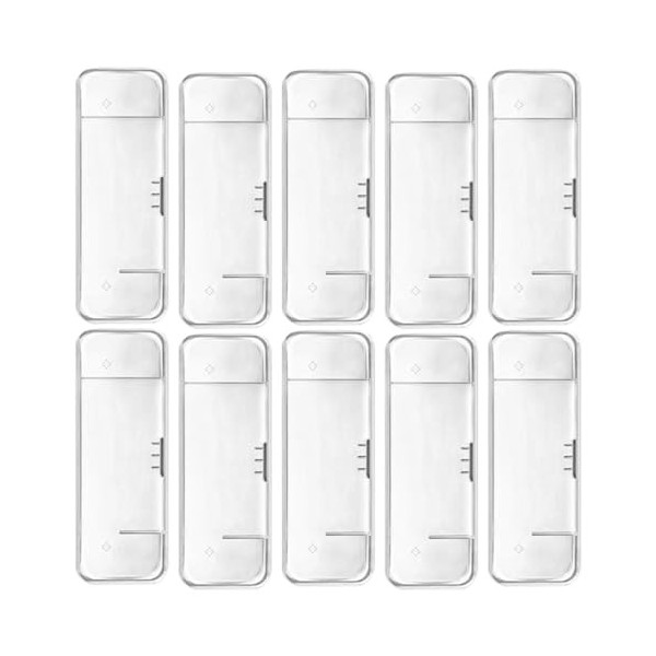 minkissy 10Pcs Boîte Boîte De Rangement Pour Rasoir Protecteur De Rasoir Manuel Étui De Rasoir Réutilisable Conteneur De Raso