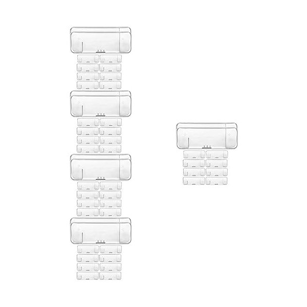 minkissy 10Pcs Boîte Boîte De Rangement Pour Rasoir Protecteur De Rasoir Manuel Étui De Rasoir Réutilisable Conteneur De Raso