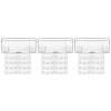 minkissy 10Pcs Boîte Boîte De Rangement Pour Rasoir Protecteur De Rasoir Manuel Étui De Rasoir Réutilisable Conteneur De Raso