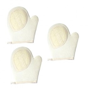 FOMIYES Gant De Bain 3 Pièces Mitaine De Douche Brosse Corporelle Épurateur Prendre Un Bain