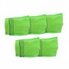 FRCOLOR Lot de 5 gants de bain - Gant de toilette pour le dos - Serviette de nettoyage pour le corps - Accessoire de bain - L