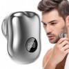 Rasoir électrique pour hommes - Mini rasoirs électriques - Rasoir rechargeable charge facile, cadeau danniversaire de mini r