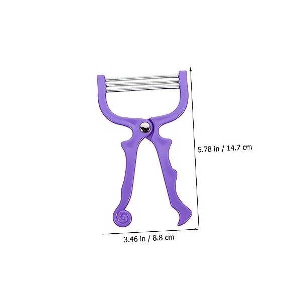 FOMIYES 2 Pièces Sans Outil De Barbe Manuel Outils Cheveux Couche De Ménage Fil Portable Durable Joues Enlever Les Blessures 