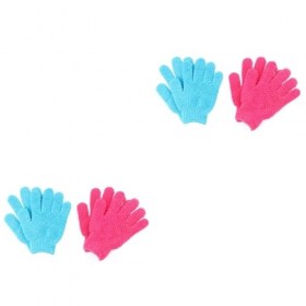 POPETPOP 8 Pièces Gants De Gommage De Bain Gant De Massage Du Gant De Bain Douche Gant De Bain Gants De Bain Exfoliants Gant 