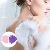 minkissy 8 Pièces Gants De Gommage De Bain Épurateurs De Bain Serviette Exfoliante Dissolvant De Peau Morte Gants DÉpurateur