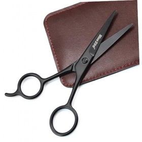 Beaupretty 1 PC Ciseaux Noirs Nez Cheveux Rasoir De Sourcils Nez Tondeuse Cheveux Vibrissa Ciseaux Nez Cheveux Ciseaux