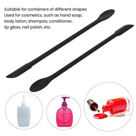 Mini Spatule en Silicone, Grattoir de Maquillage Monobloc à Double extrémité Couture Facile à Nettoyer pour Shampoing