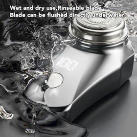 Mini Tondeuse à Barbe électrique Pratique, Mini Tondeuse à Barbe, Port de Type C, Coupe Rapide et Précise pour les