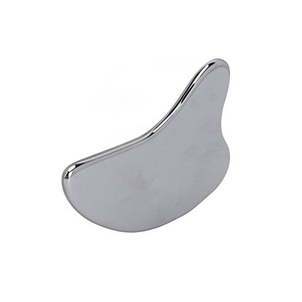 Terahertz Stone Gua Sha Outil de Grattage pour Drainage Lymphatique, Masseur Facial Portable avec Compresse Chaude et Froide,