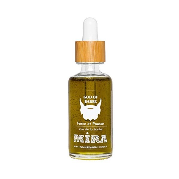 Mira - God of Barbe - Naturelle et Équitable - Force et Pousse de la Barbe - 30 mL