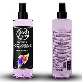 Redone Après-Rasage Vaporisateur deau de Cologne naturelle Thunderbolt 400ml | Coiffeur Cologne | Parfum durable | Eau de Co