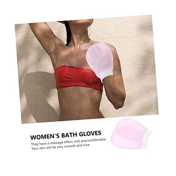 FOMIYES 3 Paires De Gants De Bain Exfoliant Complet Du Corps Gant Exfoliant Gants De Nettoyage En Profondeur Gants Serviettes