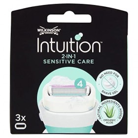 Wilkinson Sword Intuition Sensitive Lames de rasoir pour femme, Pack de 3