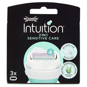 Wilkinson Sword Intuition Sensitive Lames de rasoir pour femme, Pack de 3