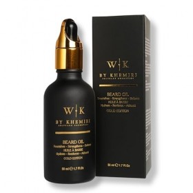 Huile Barbe Kératine & 5 Huiles 50mL - Nourrit Renforce et Adoucit - Parfum Frais - Tout Type de Barbe