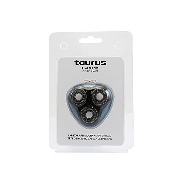 Taurus Ring Blades 3 Side Shave Plus - Tête de rasoir, lames à double anneau