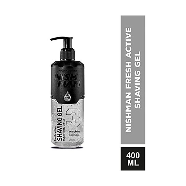 Nishman - Gel à raser NO:03 Rasage facile 400 ml 