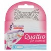 Wilkinson - Quattro For Women - Lames de rasoir pour Femme - Pack de 3